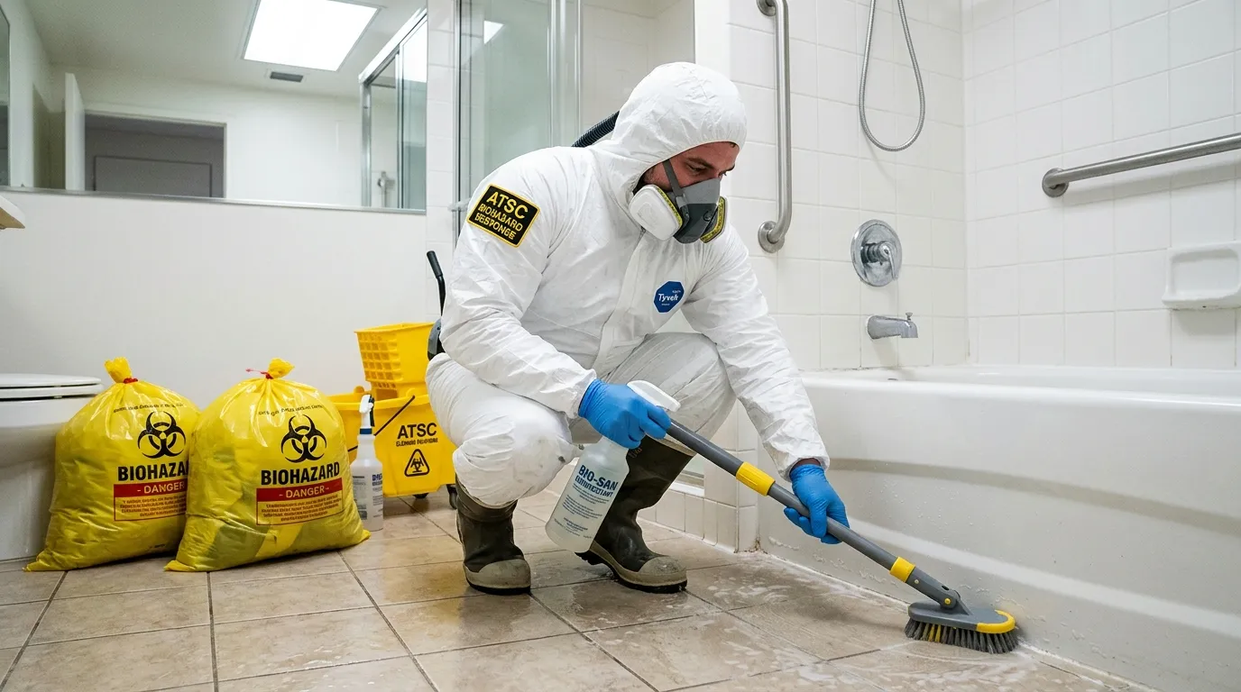 Decontamination equipment deployed for Blood Cleanup in Grove Hall